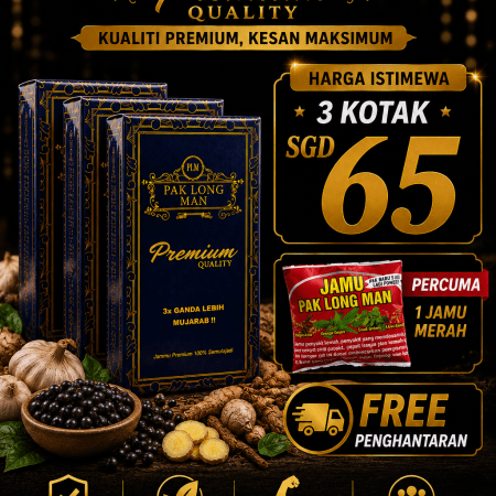 3 KOTAK JAMU PREMIUM + 1 JAMU MERAH