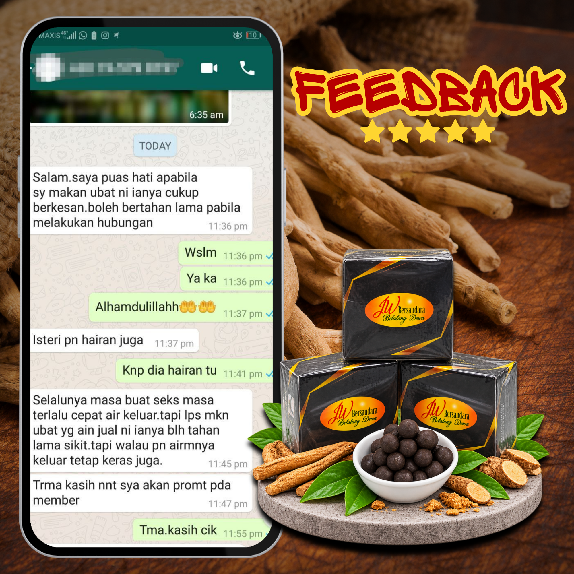 Testimoni pelanggan